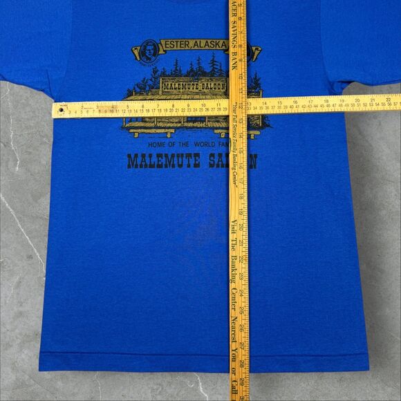 Vintage 90s Malemute Saloon in Ester, Alaska Destination Single Stitch - Medium - Picture 5 of 6